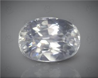 Natural White Zircon   5.1CTS-35999