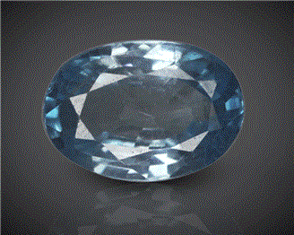 Natural Blue Zircon  5.4CTS-82241