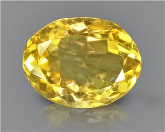 Yellow Citrine Natural Certified 5.02 CTS... ( 86430 ) (D)