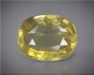 Natural Yellow  Sapphire Certified  3.93CTS-37484