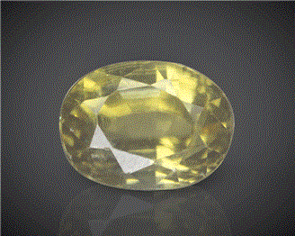 Natural Yellow Zircon Certified  6.44CTS-82515