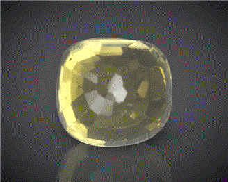 Natural Yellow Zircon Certified  8.85CTS-82520