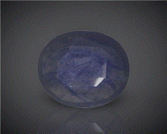 Natura Blue Sapphire (H&T) Certified 5.36CTS-94449