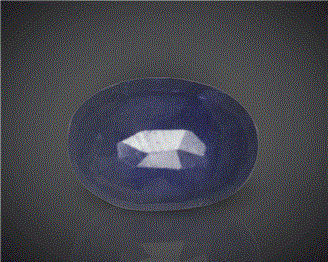 Natura Blue Sapphire (H&T) Certified 5.13CTS-94469