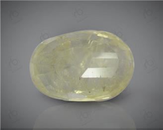 Natural Yellow  Sapphire Certified 4.12CTS-37066