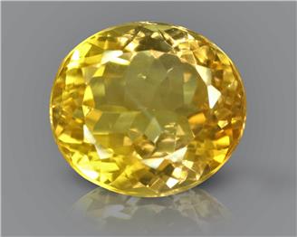 Yellow Citrine Natural Certified 11.27 carats -857