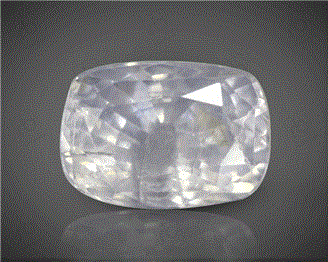 Natural White Sapphire Certified  6.63CTS-10131