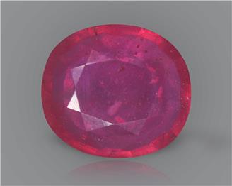 Natural Ruby (Manik) Heated Treated Certified 7.21 cts. ( 83230 )