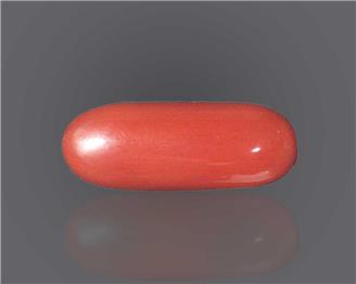 Natural Red Coral Certified  9.21 RTS - 52186