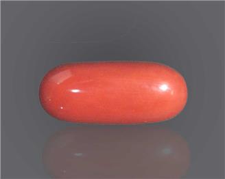 Natural Red Coral Certified  9.07 RTS - 52205