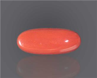 Natural Red Coral Certified  8.97 RTS - 52223