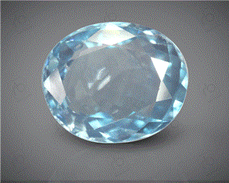 Natural Blue Zircon   7.99CTS-35630