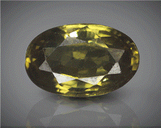 Natural Yellow Zircon Certified  6.88CTS-82495