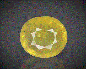 Natural Yellow Sapphire (B) Certified 4.09CTS-83627