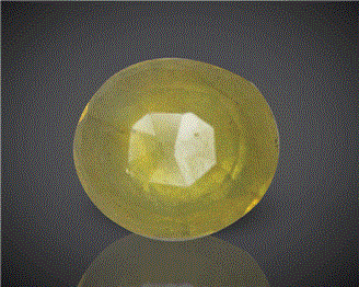 Natural Yellow Sapphire (B) Certified 4.09CTS-83627