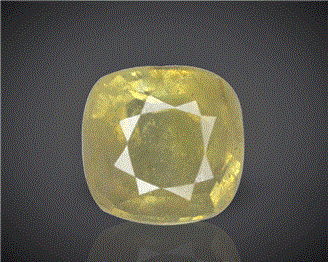 Natural Yellow Sapphire (B) Certified 5.33CTS-83637