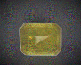 Natural Yellow Sapphire (B) Certified 7.75CTS-83643