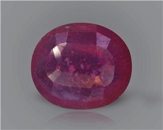 Natural Ruby (h&t) Certified 6.01cts.(83270)