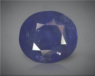 Blue Sapphire Heated & Treated Natural Certified   5.23  CTS  (  1368  )  (DIN)