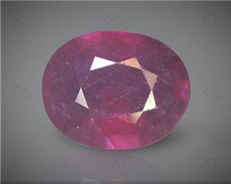 Natural Ruby Heated & Treated Certified 7.31CTS-17406