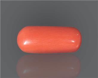 Natural Red Coral Certified  8.54 RTS - 58428