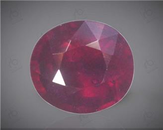 Natural Ruby (H & T) Certified  7.37CTS-36386