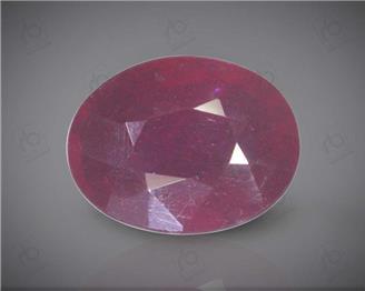 Natural Ruby (H & T) Certified  7.9CTS-36392