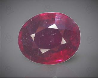 Natural Ruby (H & T) Certified  8.89CTS-36393