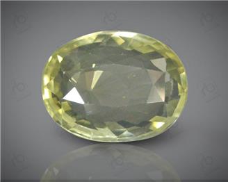 Natural Unheated & Untreated Certified Yellow Sapphire (Pokhraj) 5.23 carats -2290